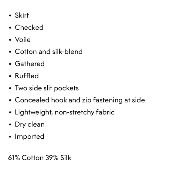 Ulla Johnson Jules Silk Blend CropTop and Annine Skirt US8 NWT - Picture 5 of 16